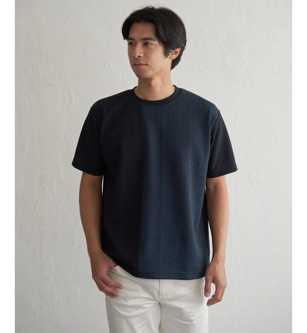 ikka「レイカンＤＲＹフクレＪＱキリカエＴ」|Tシャツ・カットソー|