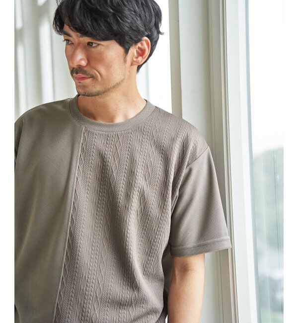 ikka「レイカンＤＲＹフクレＪＱキリカエＴ」|Tシャツ・カットソー|