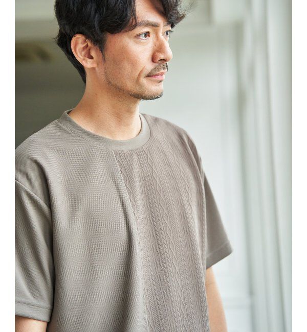ikka「レイカンＤＲＹフクレＪＱキリカエＴ」|Tシャツ・カットソー|