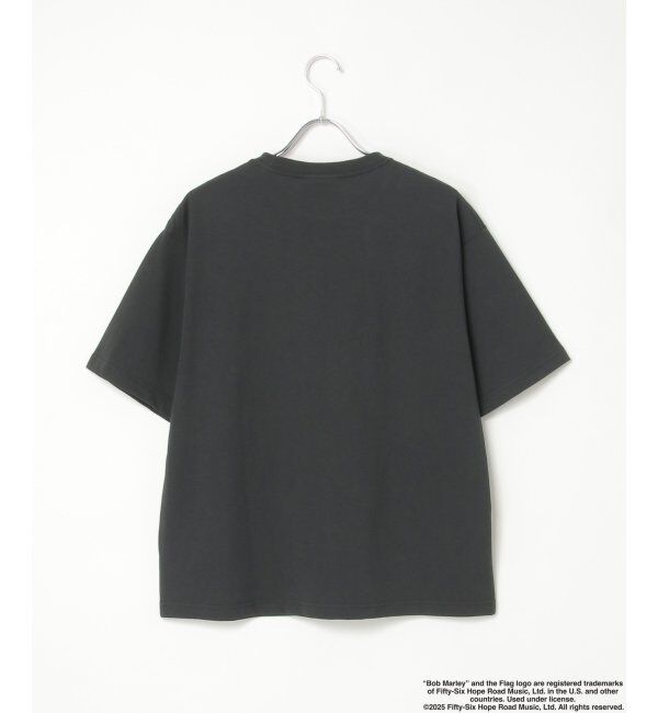VENCE share style「BOB MARLEY フラワーフレームフォトTシャツ」|Tシャツ・カットソー|