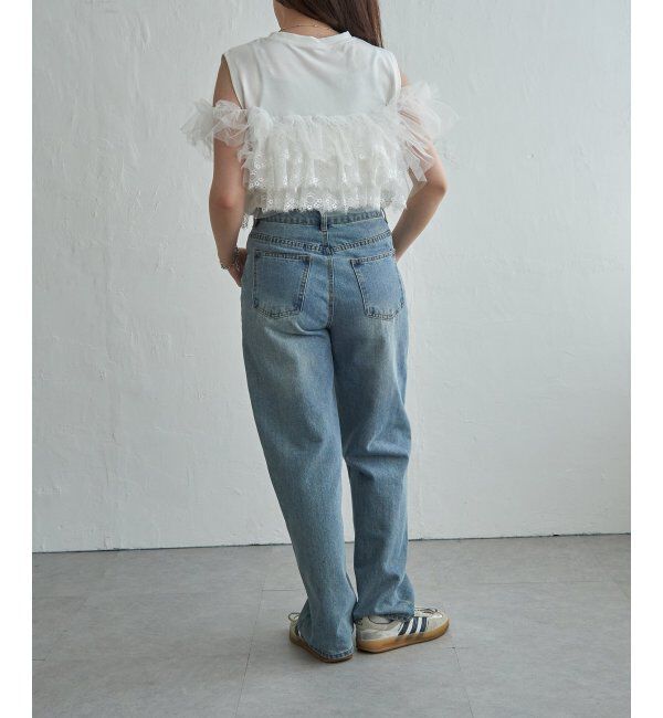 VENCE share style「マルチウェイチュールフリルトップス」|その他|