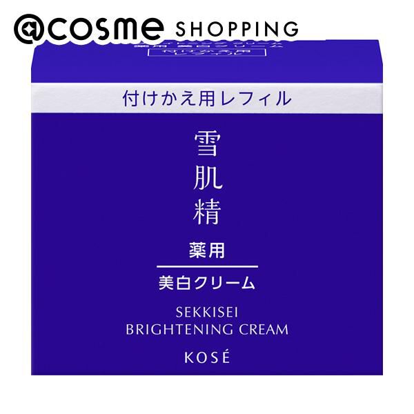  「雪肌精 薬用雪肌精 ブライトニング クリーム 付けかえ用/ナチュラルフローラル (40g)」|美容液・オイル・クリーム|その他