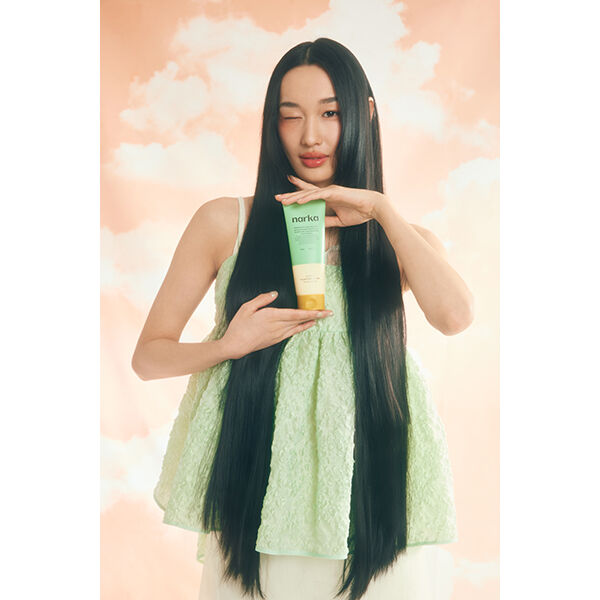  「ナルカ(narka) ストレートスリックヘアミルク (150ml)」|洗い流さないトリートメント|