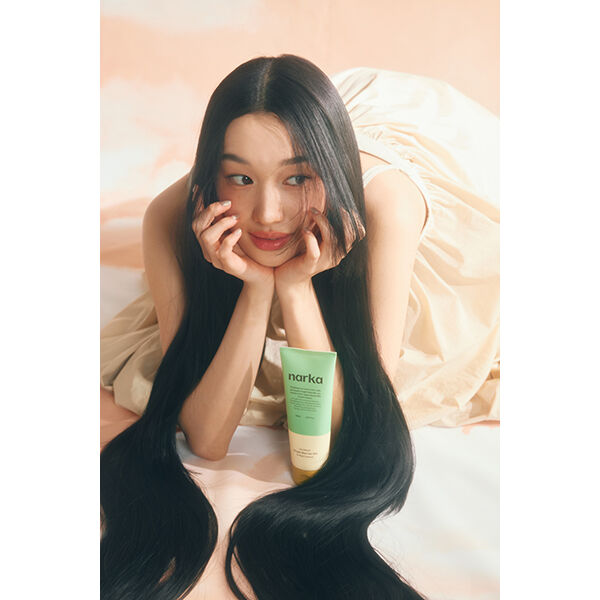  「ナルカ(narka) ストレートスリックヘアミルク (150ml)」|洗い流さないトリートメント|