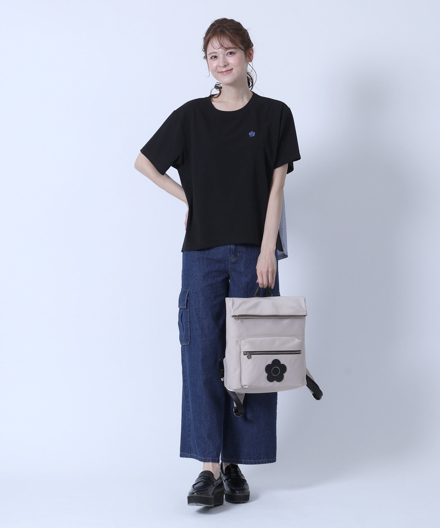 MARY QUANT「デイジーパッチツイル リュック」|リュック|