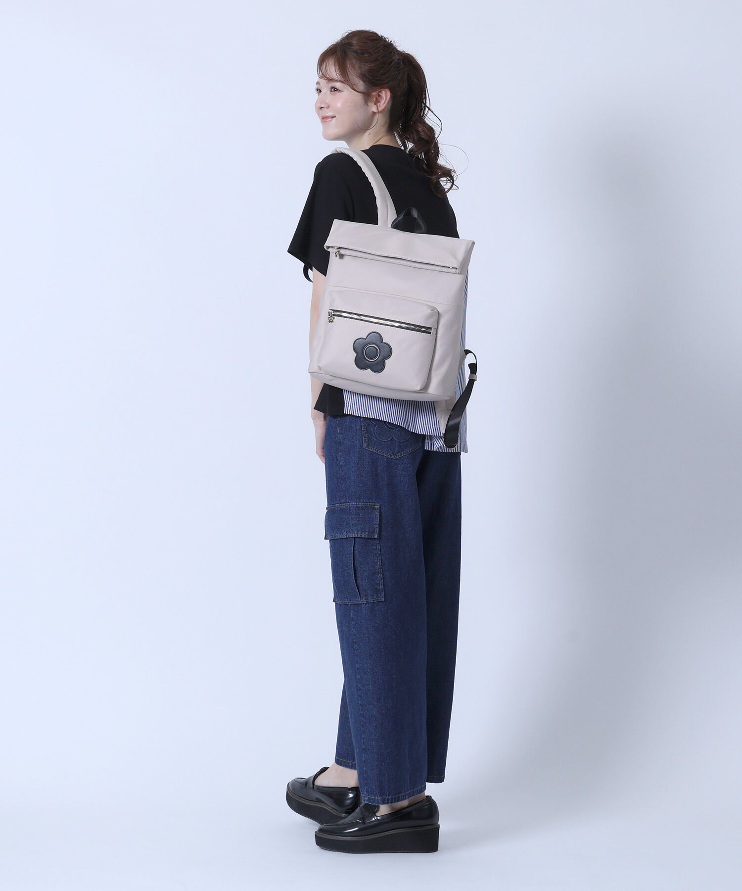 MARY QUANT「デイジーパッチツイル リュック」|リュック|
