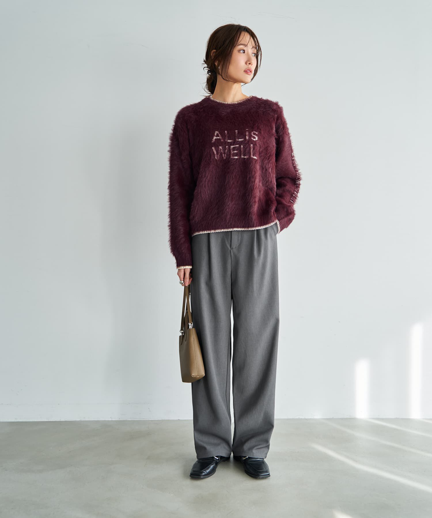 STYLE DELI「【LUXE】レタードしっとりシャギーニット」|ニット・セーター|