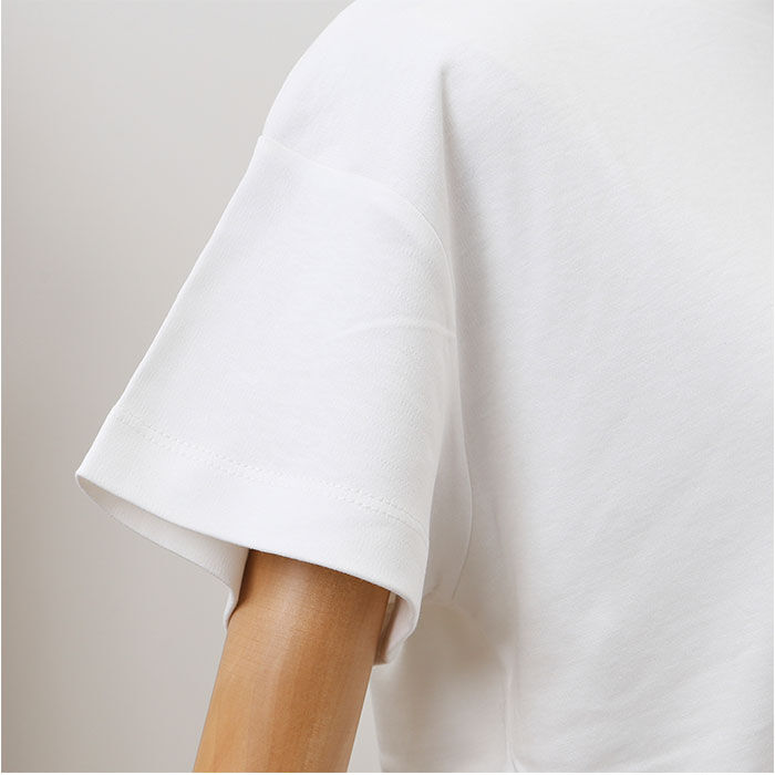 BACKYARD FAMILY「mitis Tシャツ ミティス 通販 モックネックTシャツ カットソー 前後差 プルオーバー」|Tシャツ・カットソー|