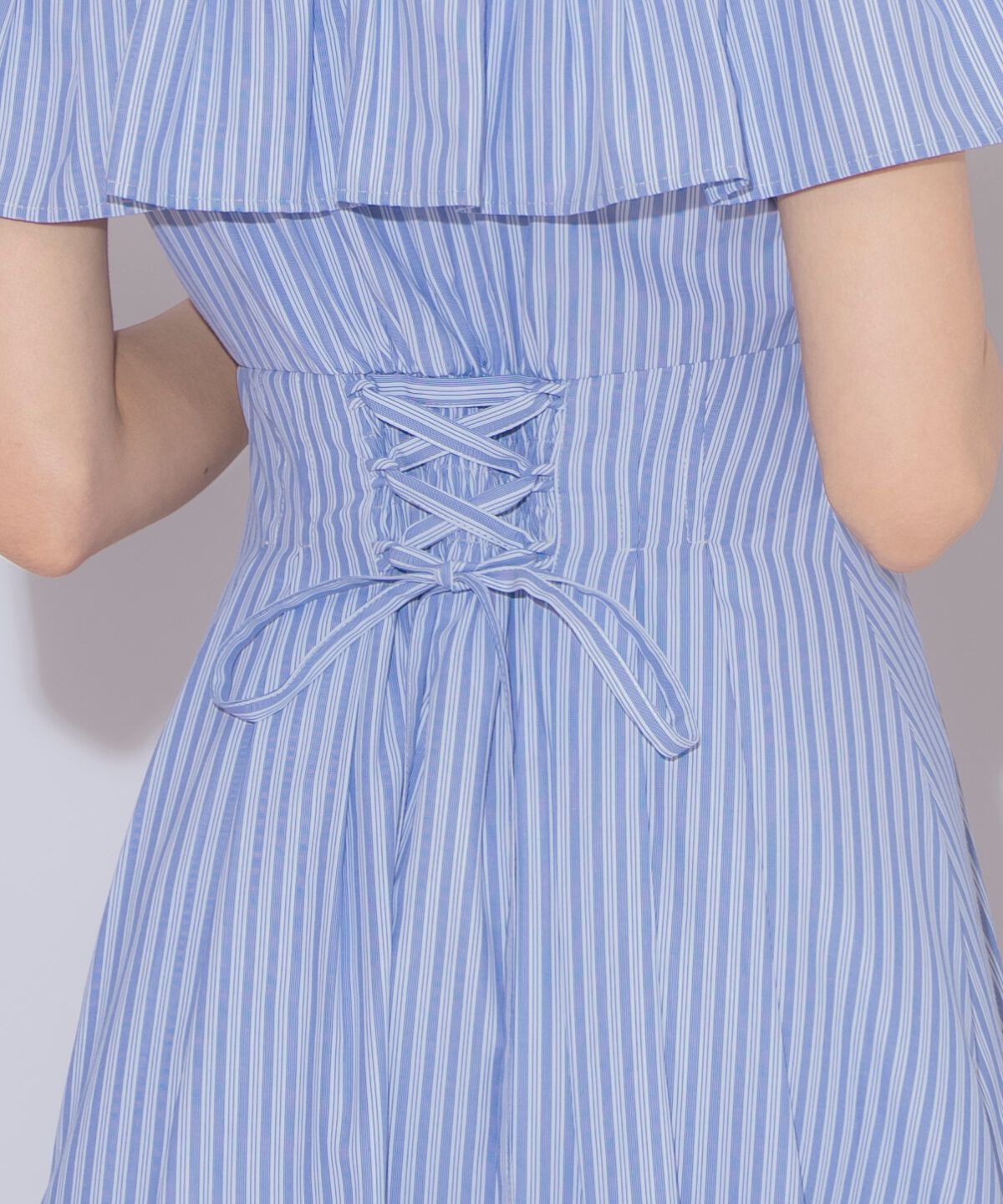 WILLSELECTION「２WAYスリーブストライプシャツワンピース」|ワンピース|
