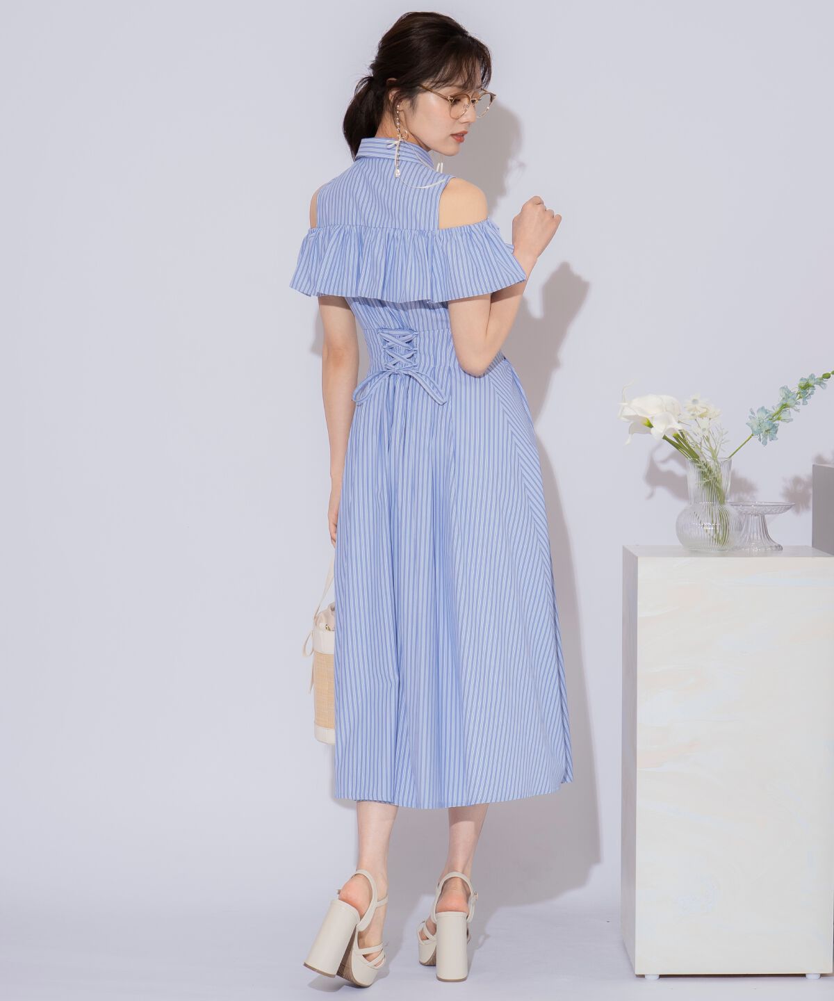 WILLSELECTION「２WAYスリーブストライプシャツワンピース」|ワンピース|