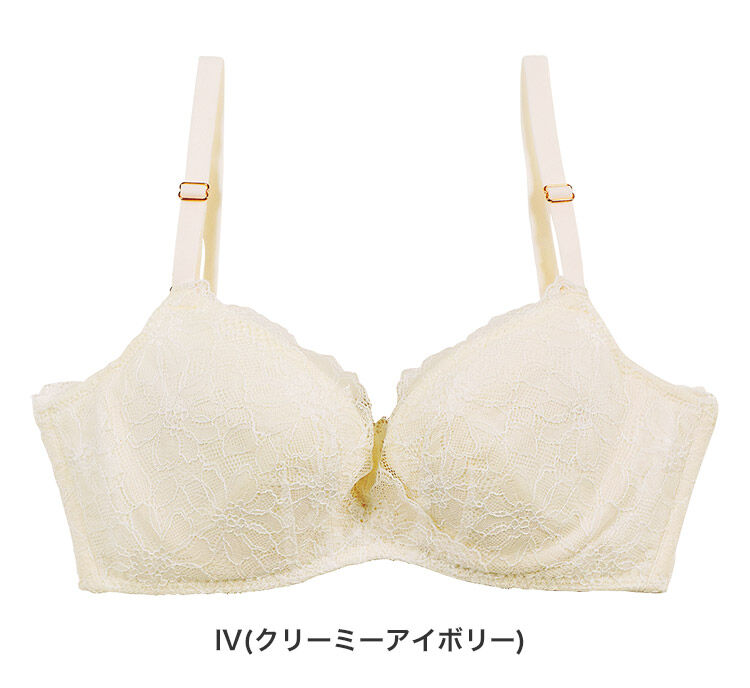 intesucre「アンテシュクレ らくしてキレイ ソフトワイヤーtype ブラジャー単品 BCDEF IBT353」|インナー|