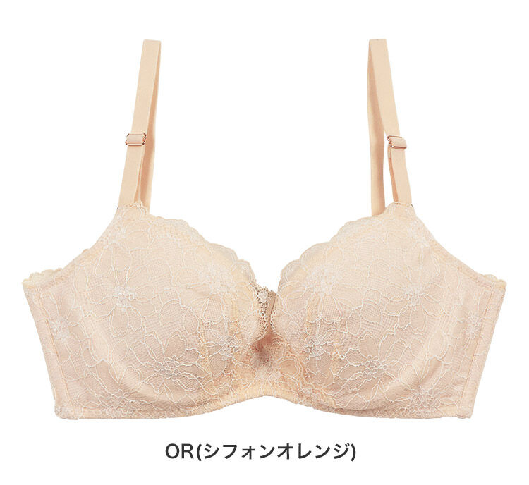 intesucre「アンテシュクレ らくしてキレイ ソフトワイヤーtype ブラジャー単品 BCDEF IBT353」|インナー|OR