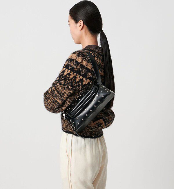OSOI「＜OSOI＞FOLDER BROT STUD バッグ」|ショルダー・メッセンジャー|