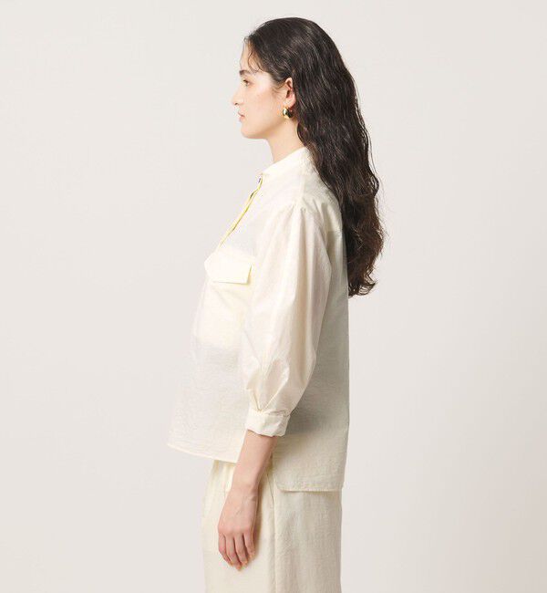 UNITED ARROWS「NALYA バンドカラー シャツ」|シャツ・ブラウス|