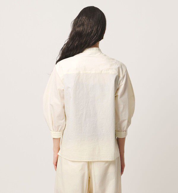 UNITED ARROWS「NALYA バンドカラー シャツ」|シャツ・ブラウス|