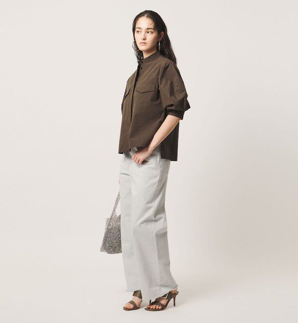 UNITED ARROWS「NALYA バンドカラー シャツ」|シャツ・ブラウス|