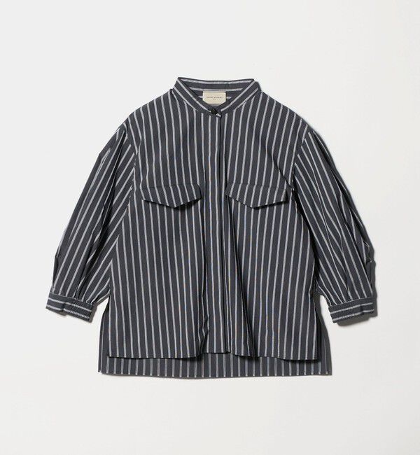 UNITED ARROWS「NALYA バンドカラー シャツ」|シャツ・ブラウス|