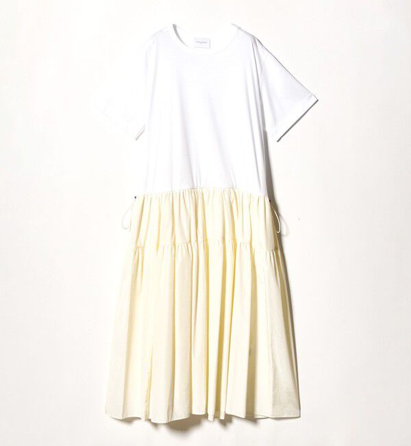 UNITED ARROWS「カット コンビ ドッキング ワンピース」|ワンピース|