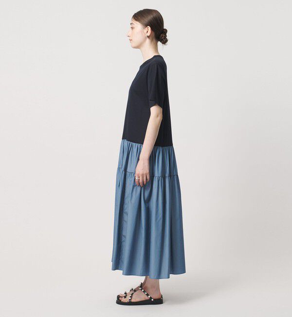 UNITED ARROWS「カット コンビ ドッキング ワンピース」|ワンピース|