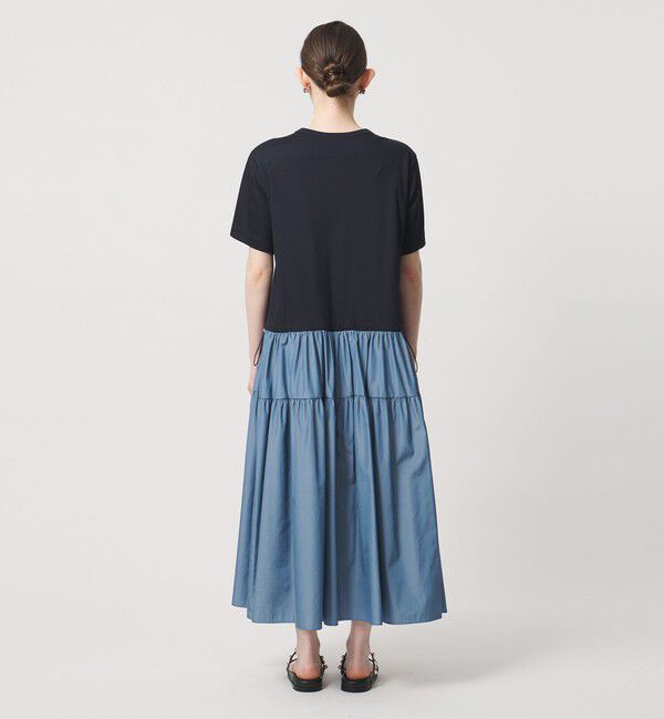 UNITED ARROWS「カット コンビ ドッキング ワンピース」|ワンピース|