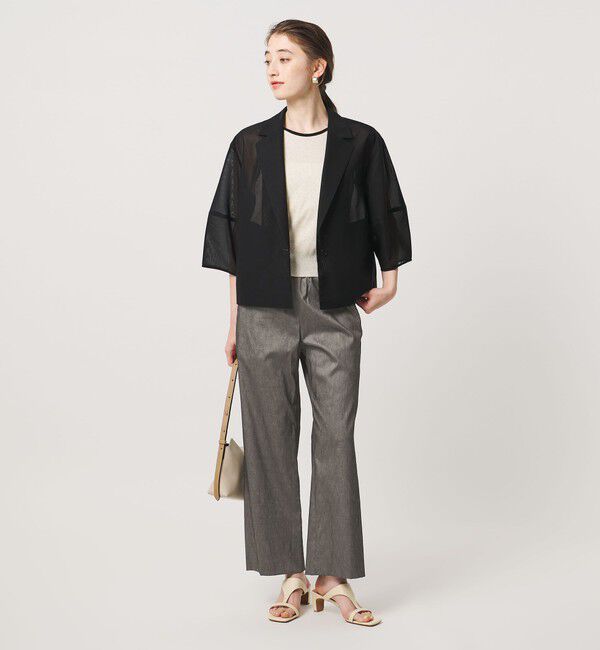 UNITED ARROWS「NALYA クロップドパンツ」|スラックス|