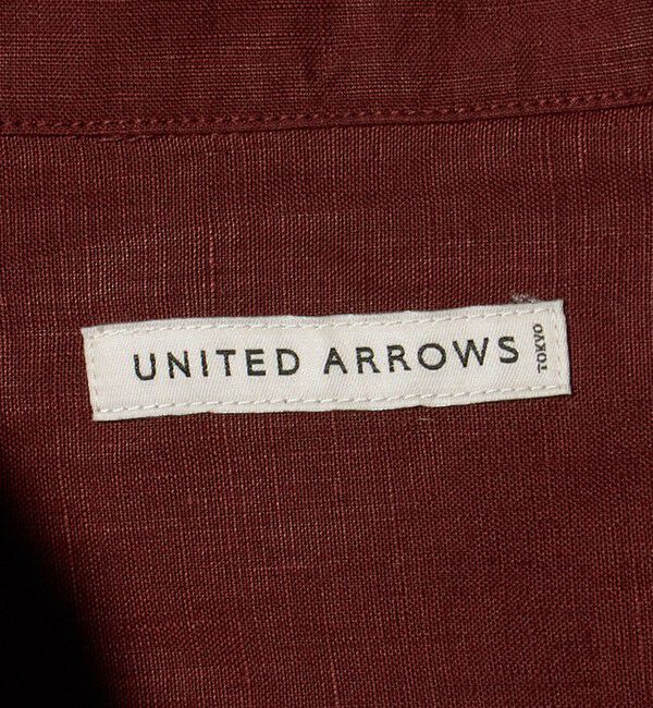 UNITED ARROWS「リネンキャンブリック ワンピースオープンカラーシャツ」|シャツ・ブラウス|