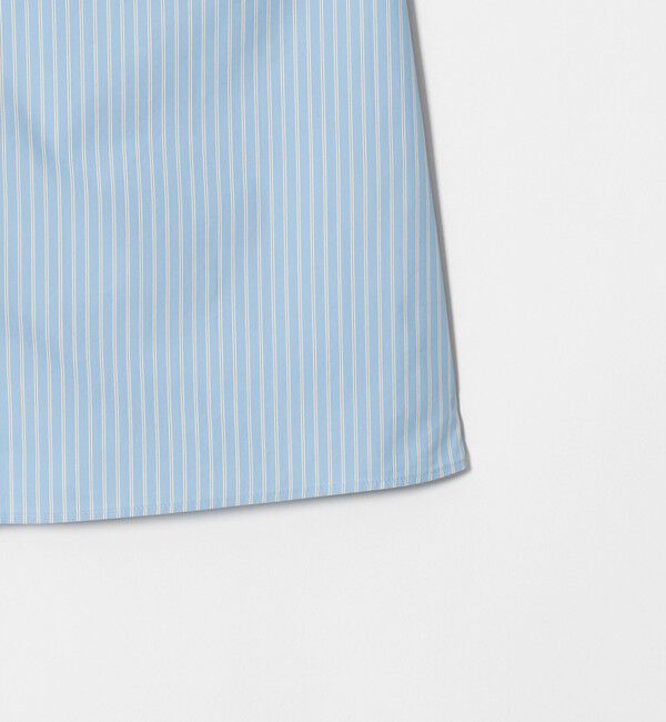 UNITED ARROWS「2WAY タックフリル ストライプ ノースリーブ ブラウス」|シャツ・ブラウス|