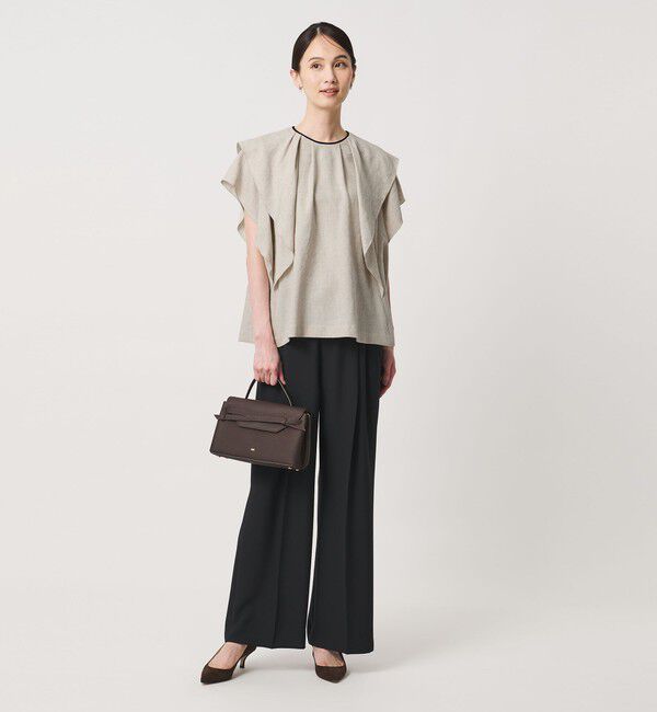 UNITED ARROWS「Spiree IAS フレア ブラウス ‐接触冷感 UVカット ウォッシャブル‐」|シャツ・ブラウス|