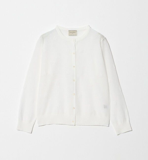 UNITED ARROWS「シアー フラワー カーディガン ‐ウォッシャブル‐」|カーディガン|