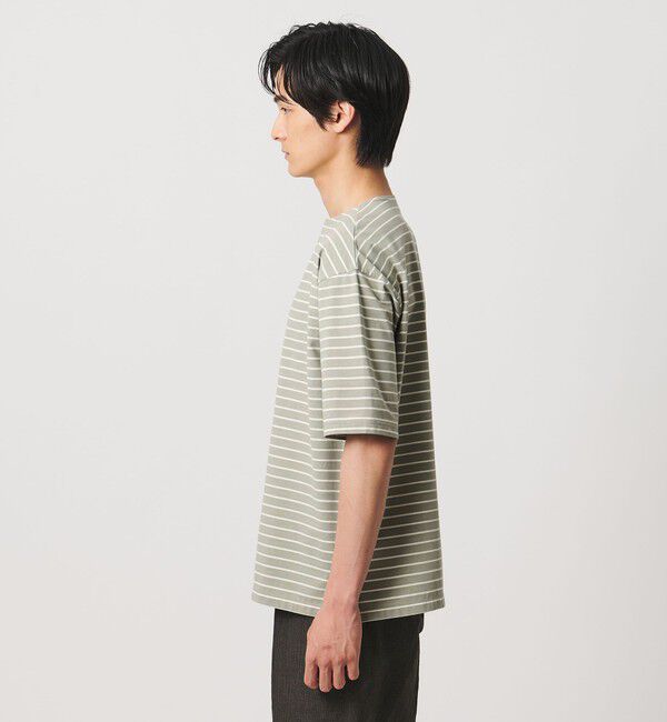 UNITED ARROWS「ジャガード ボーダー バスクシャツ」|Tシャツ・カットソー|