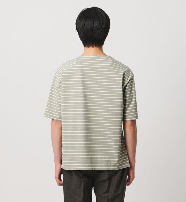 UNITED ARROWS「ジャガード ボーダー バスクシャツ」|Tシャツ・カットソー|