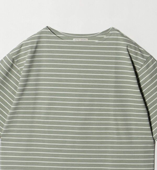 UNITED ARROWS「ジャガード ボーダー バスクシャツ」|Tシャツ・カットソー|