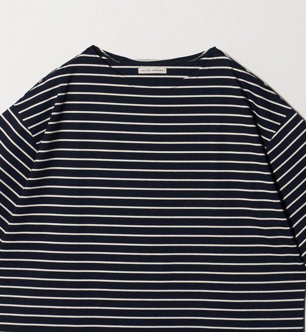UNITED ARROWS「ジャガード ボーダー バスクシャツ」|Tシャツ・カットソー|