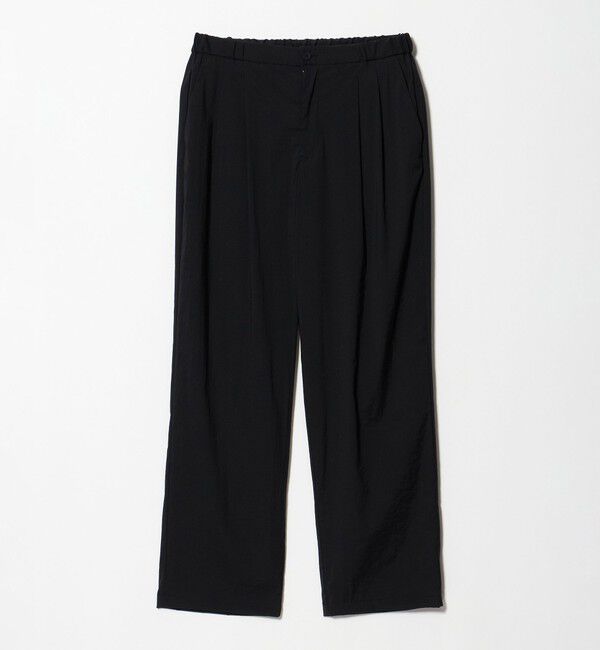 UNITED ARROWS「ウェザーコンフォート メランジ 2プリーツ バルーンパンツ 撥水 ヨコストレッチ」|チノ|