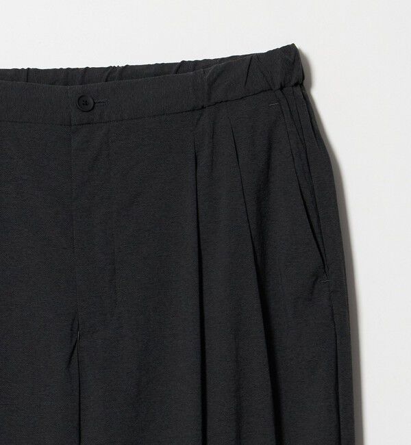 UNITED ARROWS「ウェザーコンフォート メランジ 2プリーツ バルーンパンツ 撥水 ヨコストレッチ」|チノ|