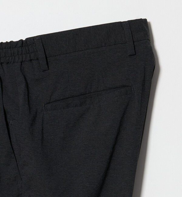 UNITED ARROWS「ウェザーコンフォート メランジ サイドシャーリング 1プリーツ パンツ 撥水 ヨコストレッチ」|チノ|