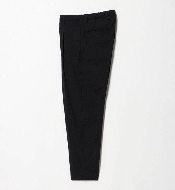 UNITED ARROWS「ウェザーコンフォート メランジ キャロット 1プリーツパンツ 撥水 ヨコストレッチ」|チノ|