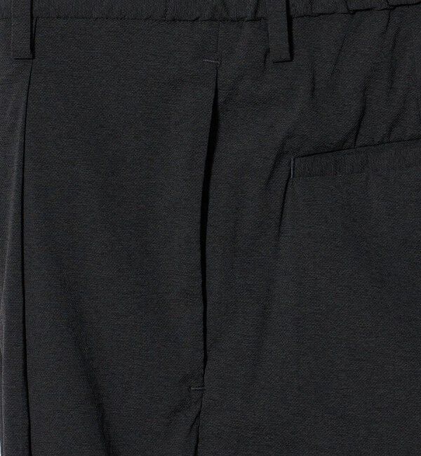UNITED ARROWS「ウェザーコンフォート メランジ キャロット 1プリーツパンツ 撥水 ヨコストレッチ」|チノ|
