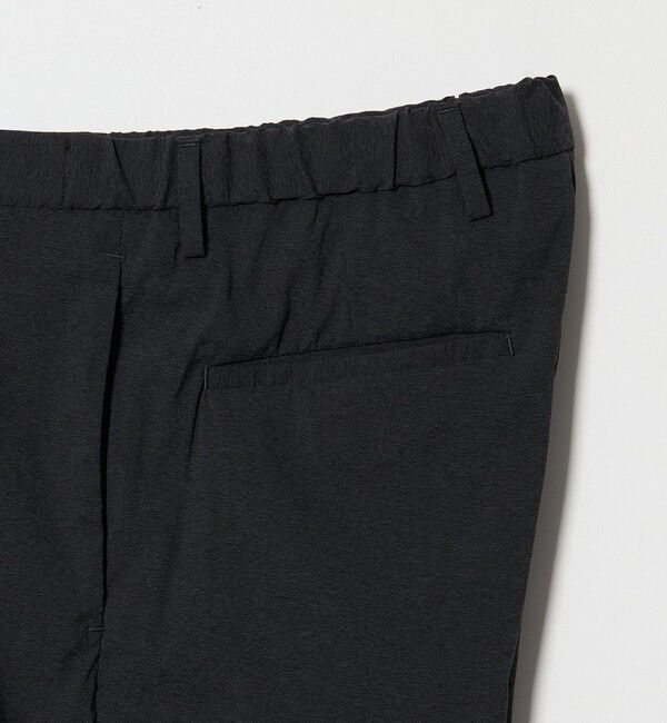 UNITED ARROWS「ウェザーコンフォート メランジ キャロット 1プリーツパンツ 撥水 ヨコストレッチ」|チノ|