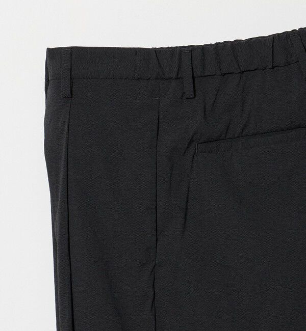 UNITED ARROWS「ウェザーコンフォート メランジ キャロット 1プリーツパンツ 撥水 ヨコストレッチ」|チノ|