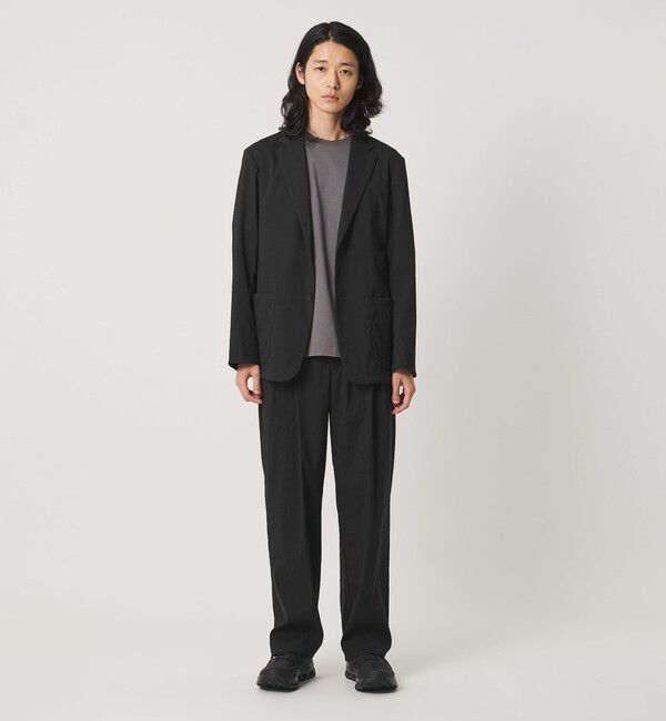 UNITED ARROWS「ウェザーコンフォート メランジ シングル 2ボタン ジャケット 撥水 ヨコストレッチ」|テーラードジャケット|
