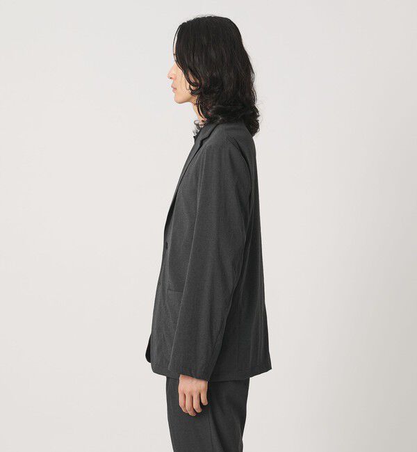 UNITED ARROWS「ウェザーコンフォート メランジ シングル 2ボタン ジャケット 撥水 ヨコストレッチ」|テーラードジャケット|