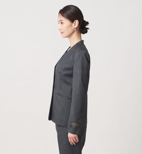 UNITED ARROWS「Vitale Barberis Canonico ノーラペル ジャケット」|ノーカラージャケット|