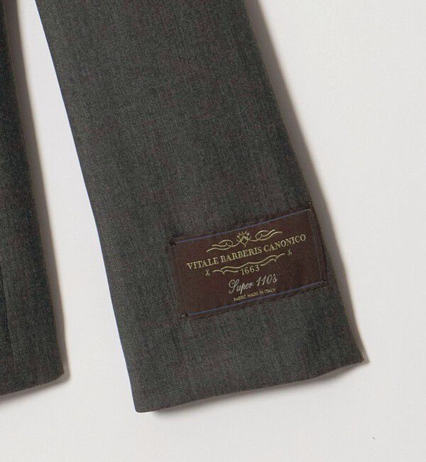 UNITED ARROWS「Vitale Barberis Canonico ノーラペル ジャケット」|ノーカラージャケット|