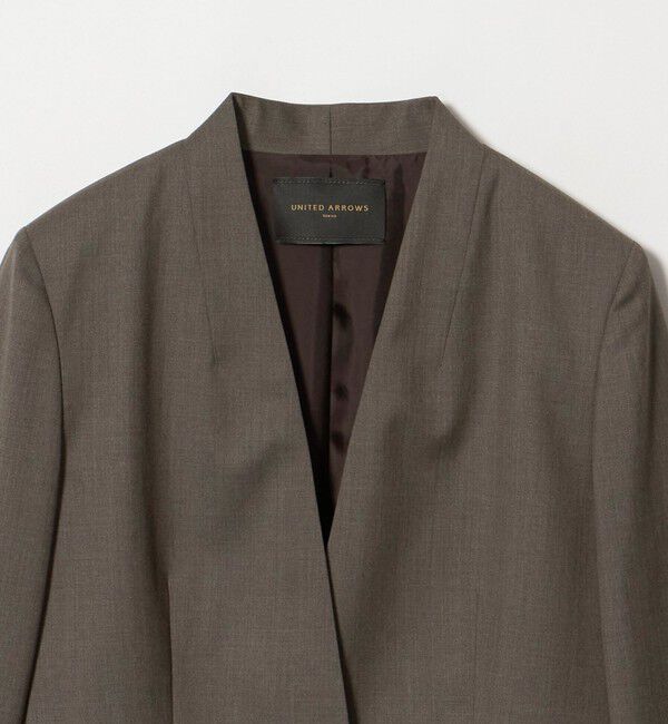 UNITED ARROWS「Vitale Barberis Canonico ノーラペル ジャケット」|ノーカラージャケット|