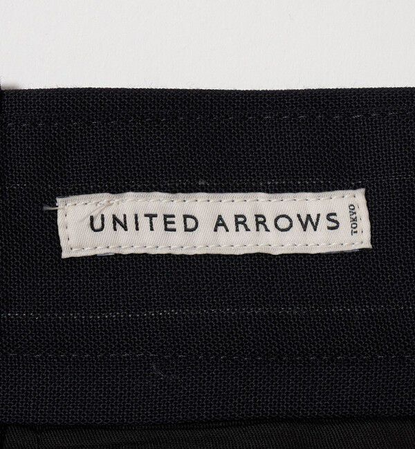 UNITED ARROWS「ウールトロピカル ピンストライプ セミフレア トラウザーズ」|スラックス|