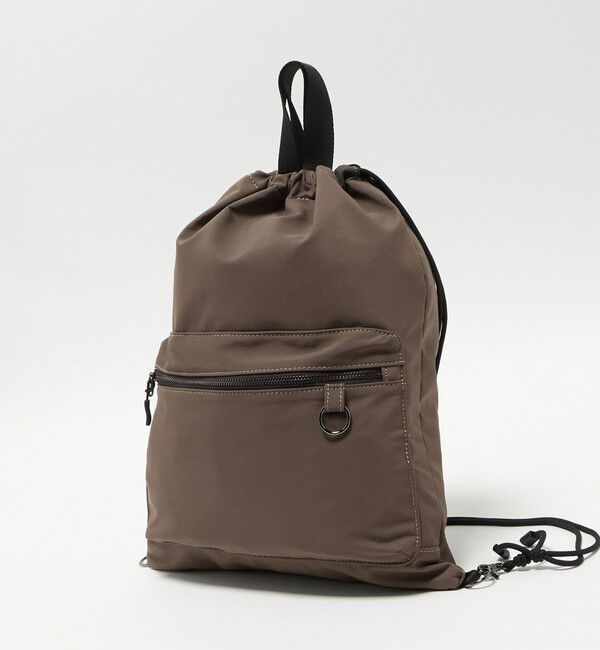 UNITED ARROWS green label relaxing「【WEB限定】マット リップストップ ナップサック バッグ -撥水-」|リュック|