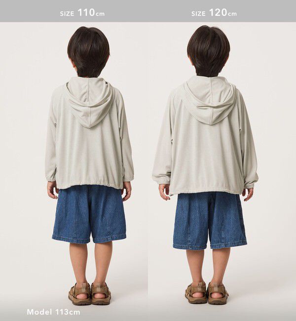 UNITED ARROWS green label relaxing「UVパーカー/ キッズ 100cm-130cm」|パーカー|