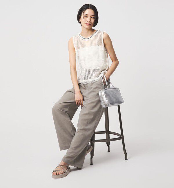 UNITED ARROWS green label relaxing「［size SHORT/TALLあり］ドライクロスパンツ ストレッチ 吸水速乾 通気性」|その他|