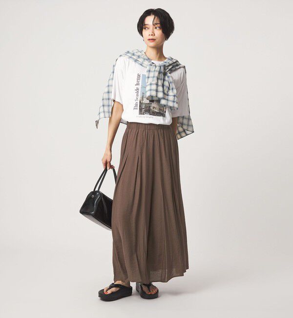 UNITED ARROWS green label relaxing「［size SHORTあり］【WEB限定】＜at ease＞キュロット パンツ」|キュロット|